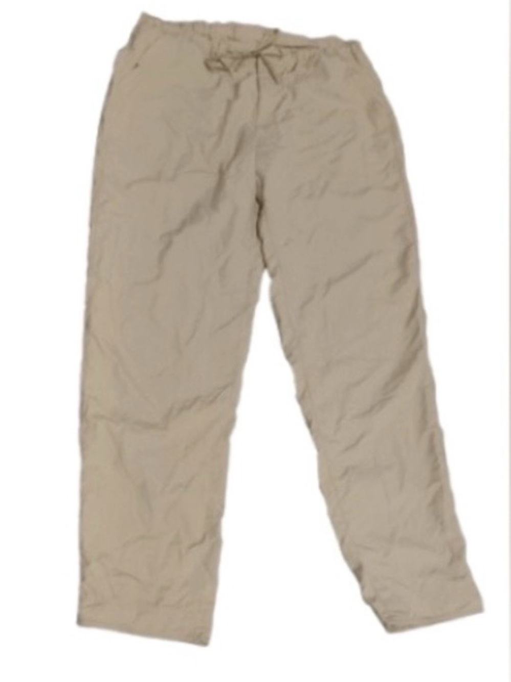 Patagonia Upcountry Beige Drawstring lightweight Outdoor Hiking Pants SZ 14